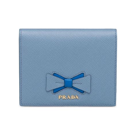 prada portafoglio donna blu|Portafogli PRADA da Donna .